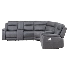 Global Furniture U1797 Beige Light Grey Sectional