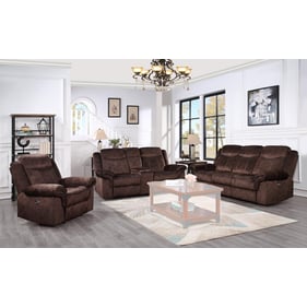 Global Furniture U2200 Dark Brown Power 3pc Living Room Set