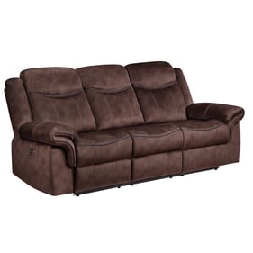 Global Furniture U2200 Dark Brown Power Reclining Sofa