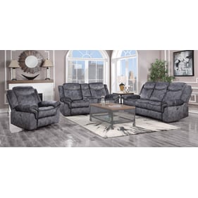 Global Furniture U2200 Dark Grey Power 3pc Living Room Set