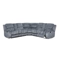 LEFT ARM FACING CONSOLE RECLINING LOVESEAT WITH 2 RECLINERS