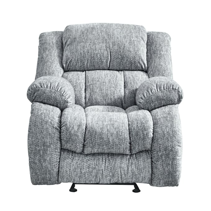 Global Furniture U250 Light Grey Glider Recliner GL-U250-GREY-GR