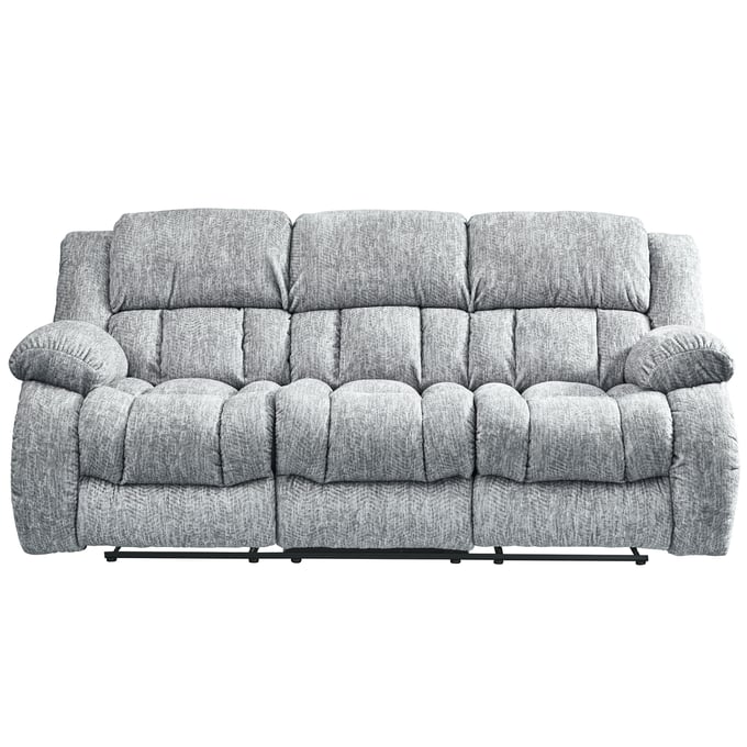 Global Furniture U250 Light Grey Reclining Sofa GL-U250-GREY-RS