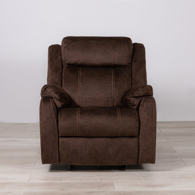 Global Furniture U7303C Domino Dark Brown Glider Recliner GL-U7303C-DOMINO-COFFEE-GR