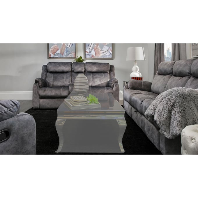 Global Furniture U7303C Dark Grey 3pc Living Room Set GL-U7303C-LR-S4