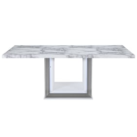 Global Furniture Ylime Light Grey White Dining Table