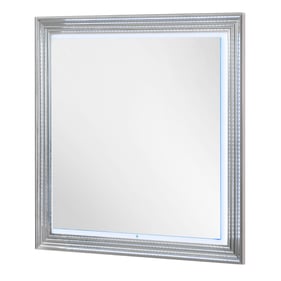 Global Furniture Ylime Light Grey White Mirror with LED