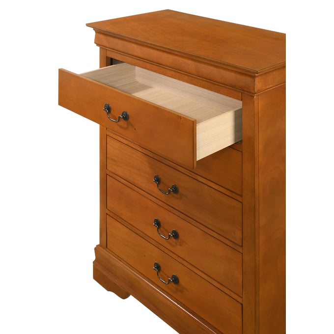 Glory Furniture Louis Phillipe 5 - Drawer Dresser & Reviews