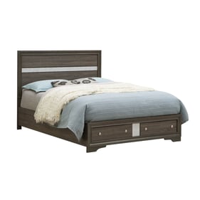 Glory Furniture Madrid Gray King Storage Bed