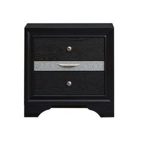 Glory Furniture Madrid Black Nightstand