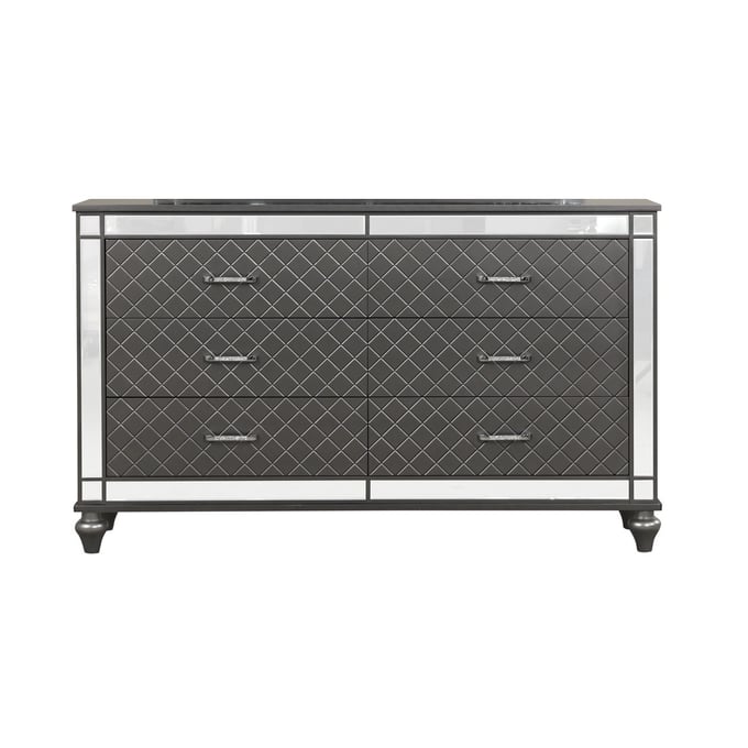 Glory Furniture Livorno Gunmetal Gray Dresser GLRY-G02702-D