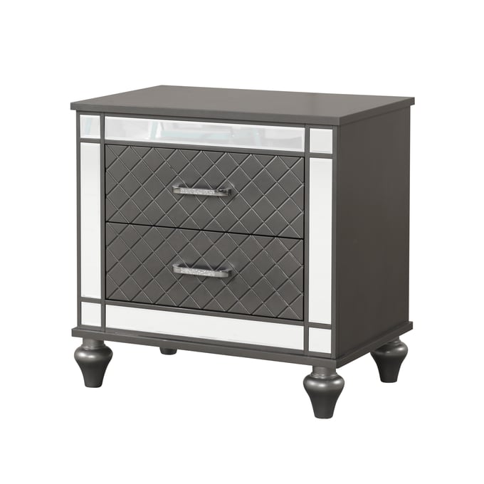 Glory Furniture Livorno Gunmetal Gray Nightstand GLRY-G02702-N