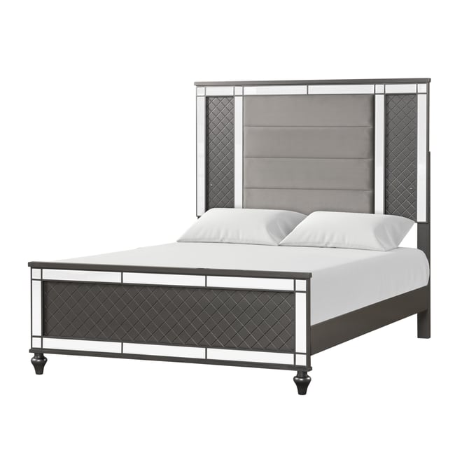 Glory Furniture Livorno Gunmetal Gray Queen Bed GLRY-G02702A-QB