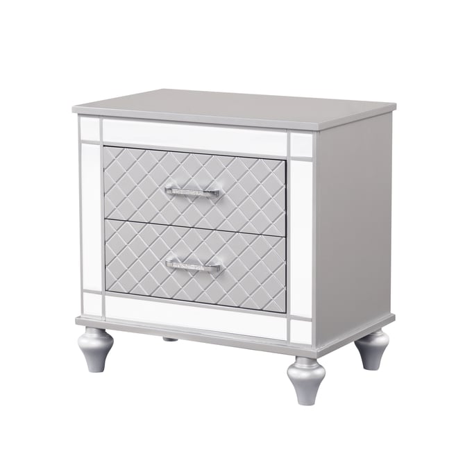 Glory Furniture Livorno Silver Champagne Nightstand GLRY-G02703-N