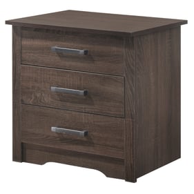 Glory Furniture Hudson Wenge 3 Drawers Nightstand