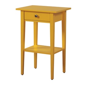 Glory Furniture Dalton Yellow Nightstand