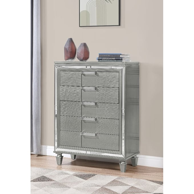 Glory Furniture Genoa Gunmetal Gray Chest GLRY-G05702-CH