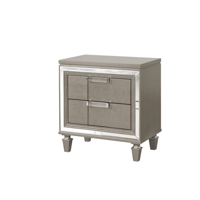 Glory Furniture Genoa Gunmetal Gray Nightstand GLRY-G05702-N