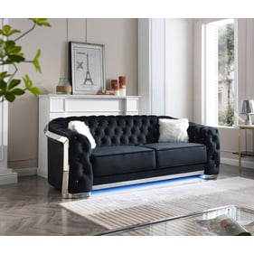 Glory Furniture Sapphire Black Sofa