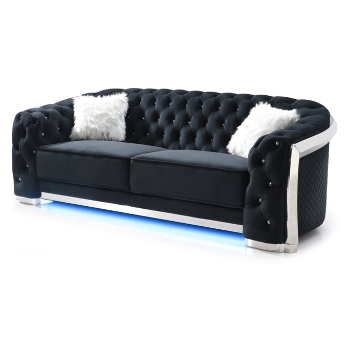 Glory Furniture Sapphire Black Sofa GLRY-G0593A-S