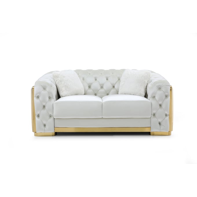 Glory Furniture Lexi Ivory Loveseat GLRY-G0597A-L