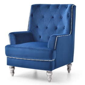 Glory Furniture Pamona Navy Blue Chair