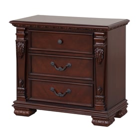 Glory Furniture Lyndon Cherry 2 Drawer Night Stand