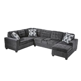 Glory Furniture Oslo Gray Reversible Sectional