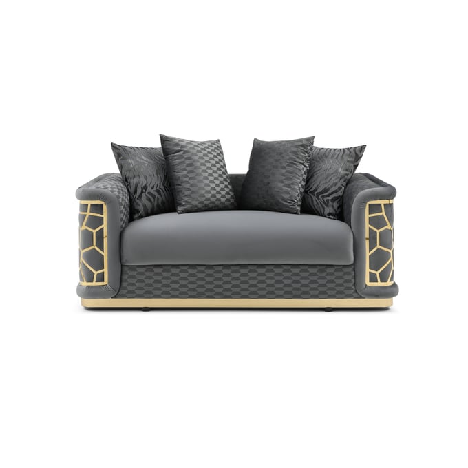 Glory Furniture Talia Dark Gray Loveseat GLRY-G0990A-L