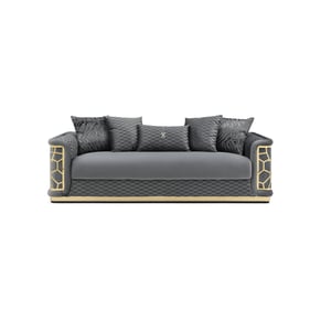 Glory Furniture Talia Dark Gray Sofa