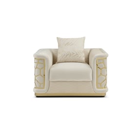 Glory Furniture Talia Ivory Chair