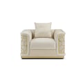 Glory Furniture Talia G0997A-C Chair , IVORY