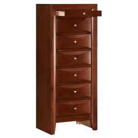 Glory Furniture Marilla Cherry 7 Drawers Lingerie Chest