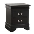 Glory Furniture LouisPhillipe G2150-N Nightstand , Black