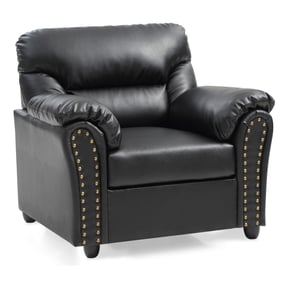 Glory Furniture Olney Black Faux Leather Chair