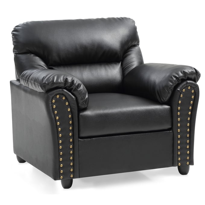 Glory Furniture Olney Black Faux Leather Chair GLRY-G263-C