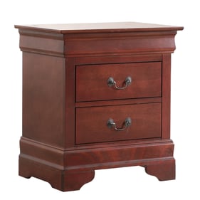 Glory Furniture Louis Phillipe Cherry Nightstand