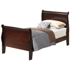 Glory Furniture Louis Phillipe Cappuccino Twin Sleigh Bed