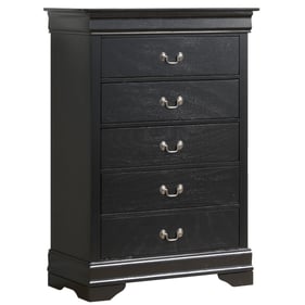 Glory Furniture Louis Phillipe Black Chest