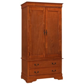 Glory Furniture Louis Phillipe Oak Armoire