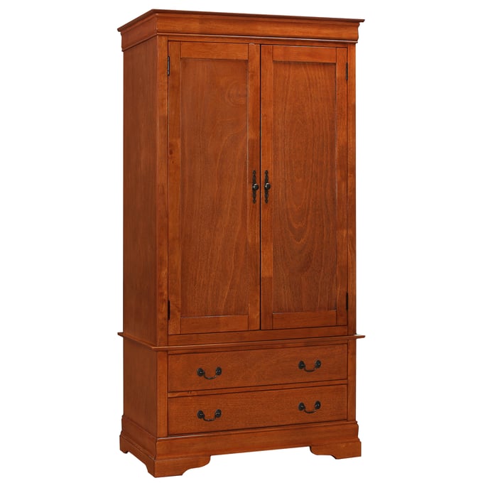 Glory Furniture Louis Phillipe Oak Armoire GLRY-G3160-A