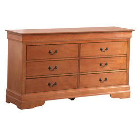 Glory Furniture Louis Phillipe Oak Dresser