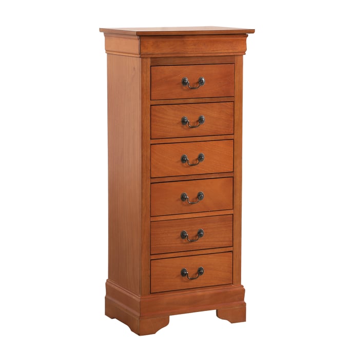 Glory Furniture Louis Phillipe Oak Lingerie Chest GLRY-G3160-LC