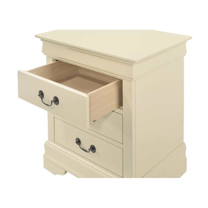 Glory Furniture Louis Phillipe G3175-N Nightstand , Beige