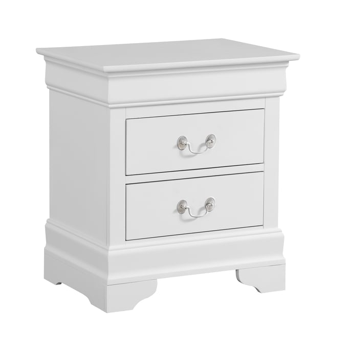 Glory Furniture Louis Phillipe G3190-3N 3 Drawer Nightstand , White