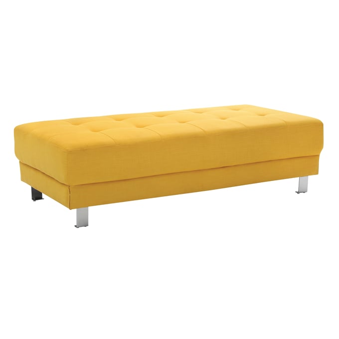 Glory Furniture Riveredge Yellow Fabric Milan Ottoman GLRY-G446-O