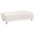 Glory Furniture Riveredge G449-O Milan Ottoman , WHITE