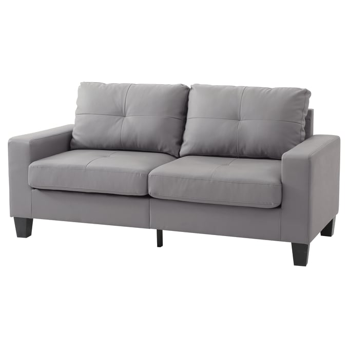 Glory Furniture Newbury Gray Faux Leather Modular Sofa GLRY-G461A-S