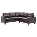 Glory Furniture Newbury G464B-SC Sectional S S , DARK BROWN