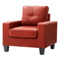 Glory Furniture Newbury G465A-C Newbury Club Chair , RED